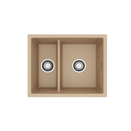 ALVEUS Omni 50 granitinė plautuvė su dvigubu dubeniu