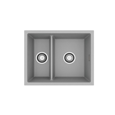 ALVEUS Omni 50 granitinė plautuvė su dvigubu dubeniu