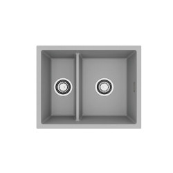 ALVEUS Omni 50 granitinė plautuvė su dvigubu dubeniu