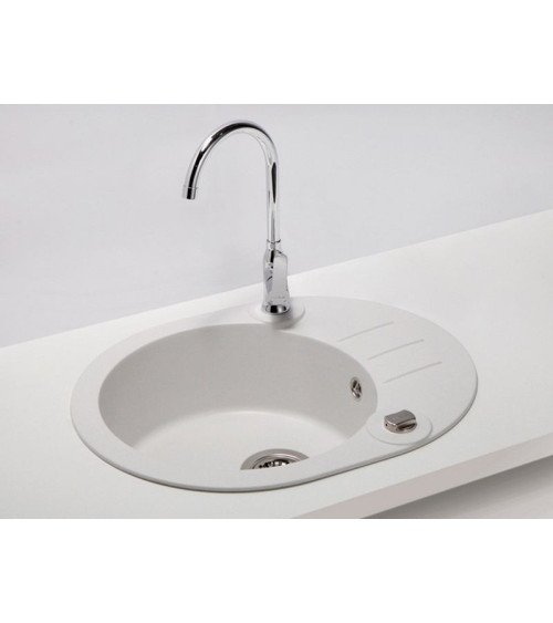 ALVEUS Roll 40 apvali granitinė plautuvė (pasirenkama spalva)