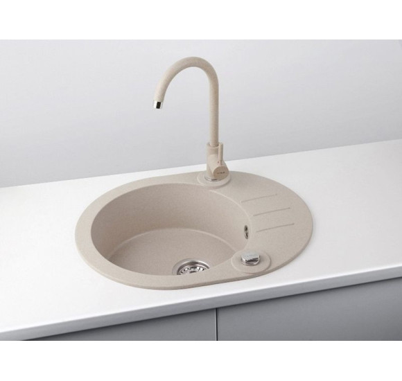 ALVEUS Roll 40 apvali granitinė plautuvė (pasirenkama spalva)