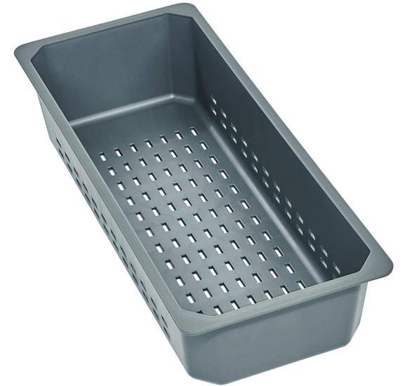 Franke plastikinis, pilkas nusausinimo indas, 456x179x92 mm