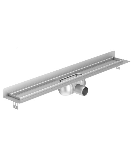 ACO ShowerDrain C latakas, su nerūdijančiojo plieno trapu, montuojama prie sienos, aukštis 65mm