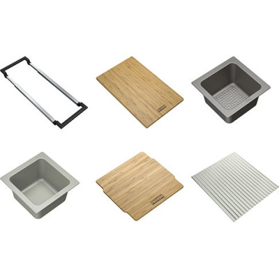 Franke 6 dalių All-in-one rinkinys plautuvei