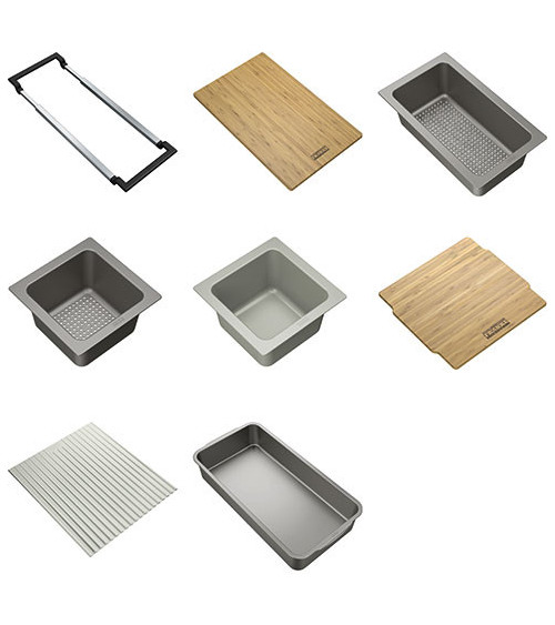 Franke 8 dalių All-in-one rinkinys plautuvei