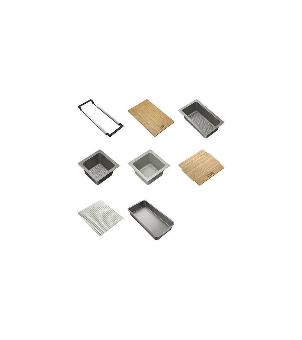 Franke 8 dalių All-in-one rinkinys plautuvei