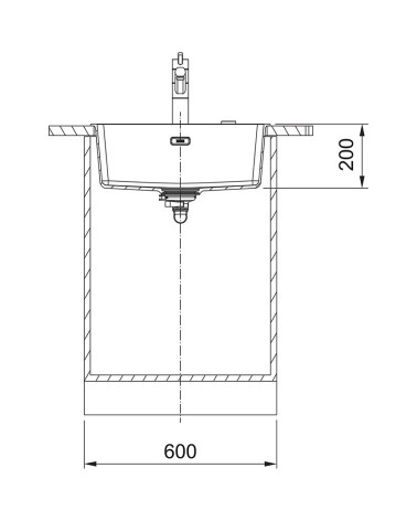 Franke granitinė plautuvė MRG 110-52 juoda matinė, montuojama po stalviršiu
