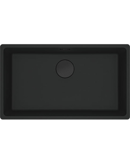 Franke granitinė plautuvė MRG 110-72 montuojama po stalviršiu, juoda matinė