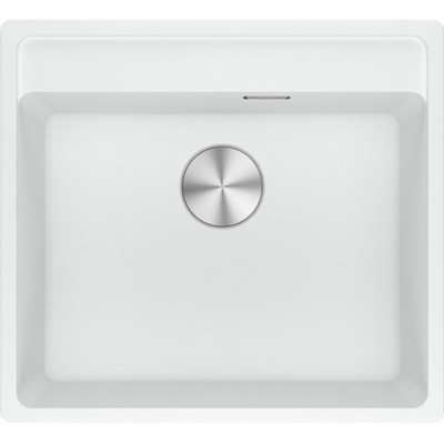 Franke MRG 610-52 A plautuvė, montuojama ant stalviršio, eksentrinis ventilis, nerūdijančio plieno mygtukas ir perlaja