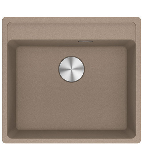 Franke MRG 610-52 A plautuvė, montuojama ant stalviršio, eksentrinis ventilis, nerūdijančio plieno mygtukas ir perlaja