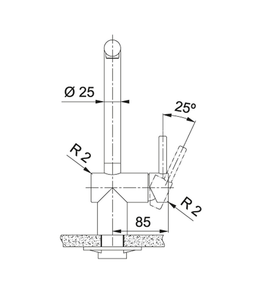 Franke virtuvinis maišytuvas Atlas Neo, pasirenkama spalva