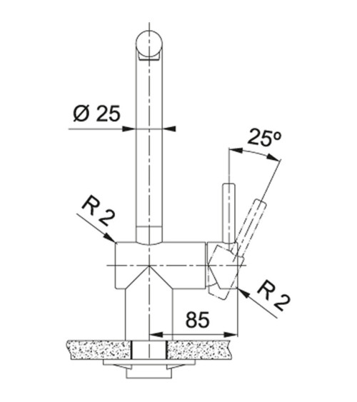 Franke virtuvinis maišytuvas Atlas Neo, pasirenkama spalva