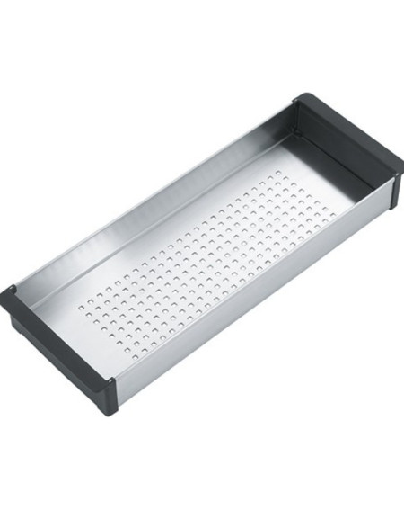 Nerūdijančio plieno nusausinimo indas su plastikinėmis rankenomis 429x156 skirtas BOX plautuvėms