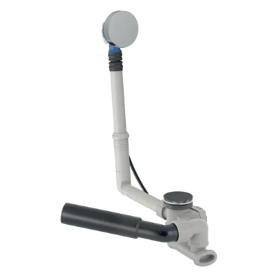 Geberit vonios sifonas, su pasukamąja rankena, d52, 26 cm ilgio, su baigiamojo montavimo dalių rinkiniu