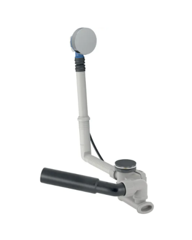 Geberit vonios sifonas, su pasukamąja rankena, d52, 26 cm ilgio, su baigiamojo montavimo dalių rinkiniu