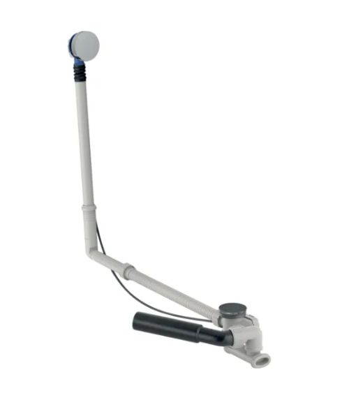 Geberit vonios sifonas, su pasukamąja rankena, d52, 73 cm ilgio, su baigiamojo montavimo dalių rinkiniu