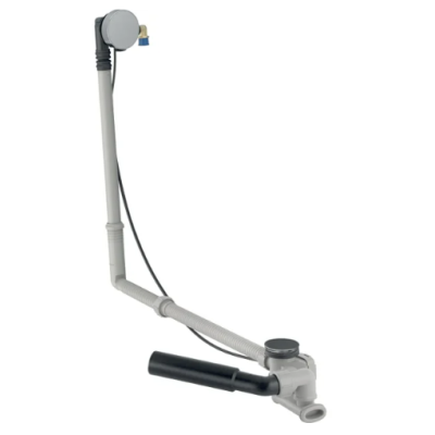 Geberit vonios sifonas su pasukamąja rankena ir įleidimo funkcija, d52, 73 cm, su baigiamojo montavimo dalių rinkiniu