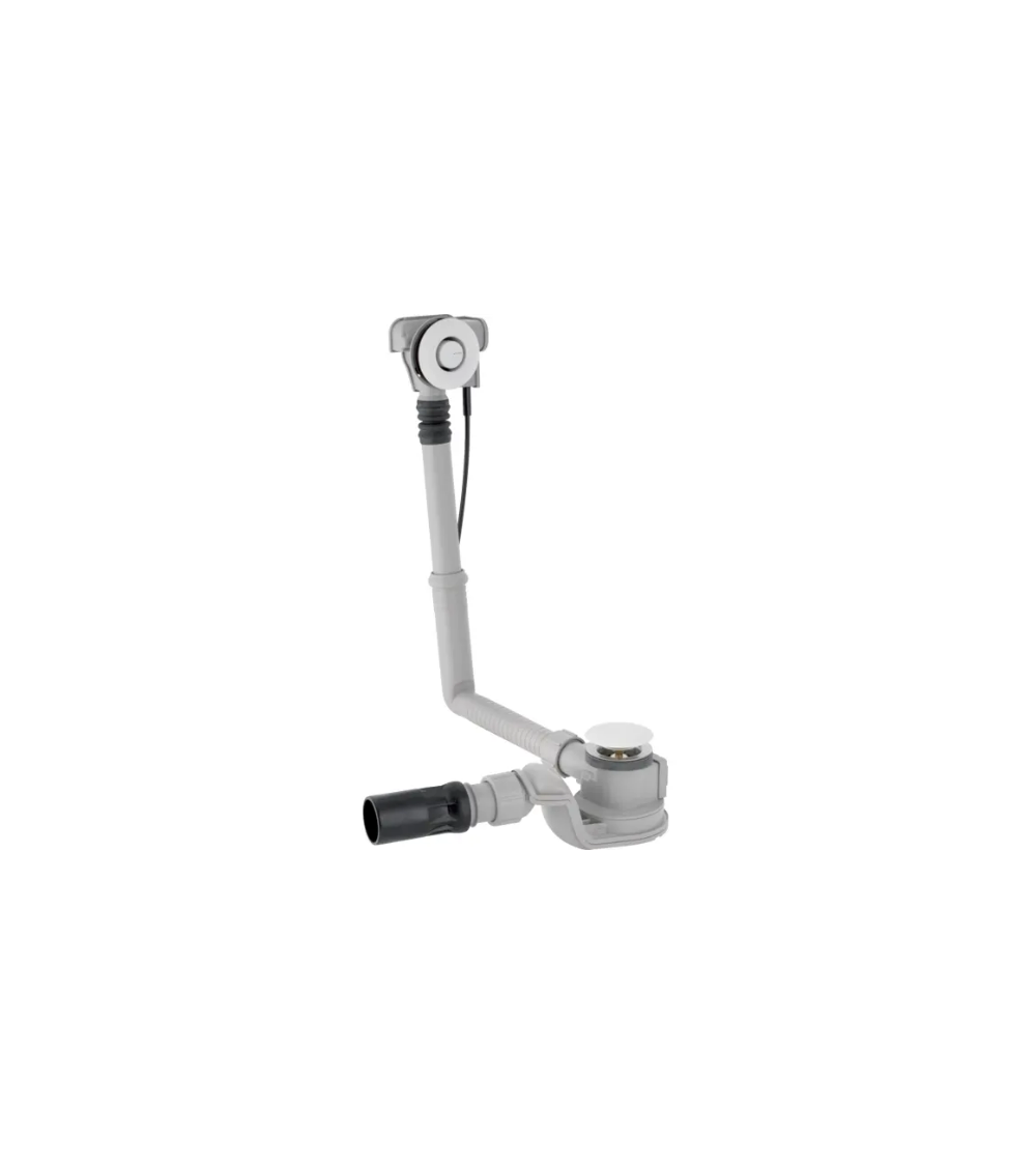 Geberit vonios sifonas su PushControl uždarymo paspaudimu funkcija d52 ir montavimo dalių rinkiniu