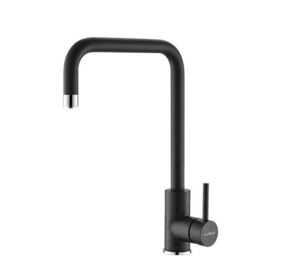 ALVEUS Dual maišytuvas plautuvei, su galimybe prijungti filtrą (pasirenkama spalva)