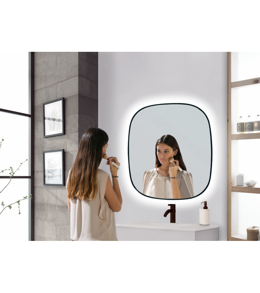 IŠPARDAVIMAS. SHARON Vonios veidrodis su LED apšvietimu, 800x700