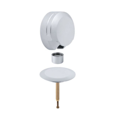 IŠPARDAVIMAS. Geberit dangtelis vonios sifonui su dangteliu persipylimo skylei, chromuotas blizgus