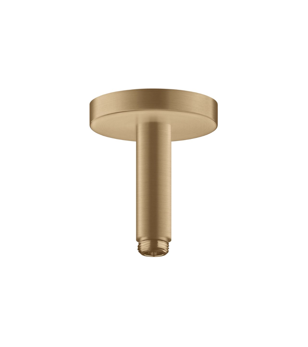 IŠPARDAVIMAS. Hansgrohe Axor dušo galvos laikiklis iš lubų, 10cm aukščio, šlifuotos bronzos sp.