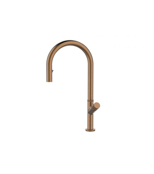 ALVEUS Swan PS Monarch maišytuvas plautuvei su ištraukiamu dušeliu