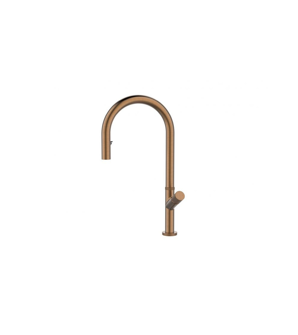 ALVEUS Swan PS Monarch maišytuvas plautuvei su ištraukiamu dušeliu