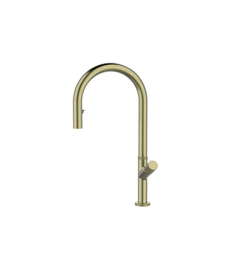 ALVEUS Swan PS Monarch maišytuvas plautuvei su ištraukiamu dušeliu