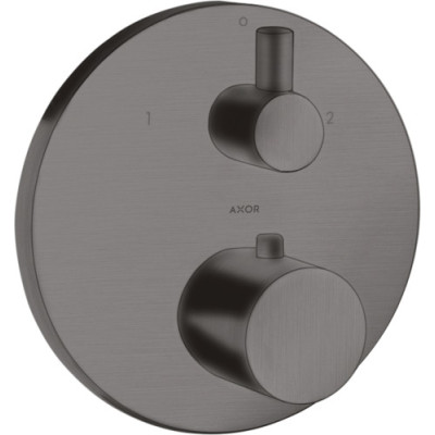 IŠPARDAVIMAS. Axor Uno potinkinis termostatinis maišytuvas dušui, brushed black chrome