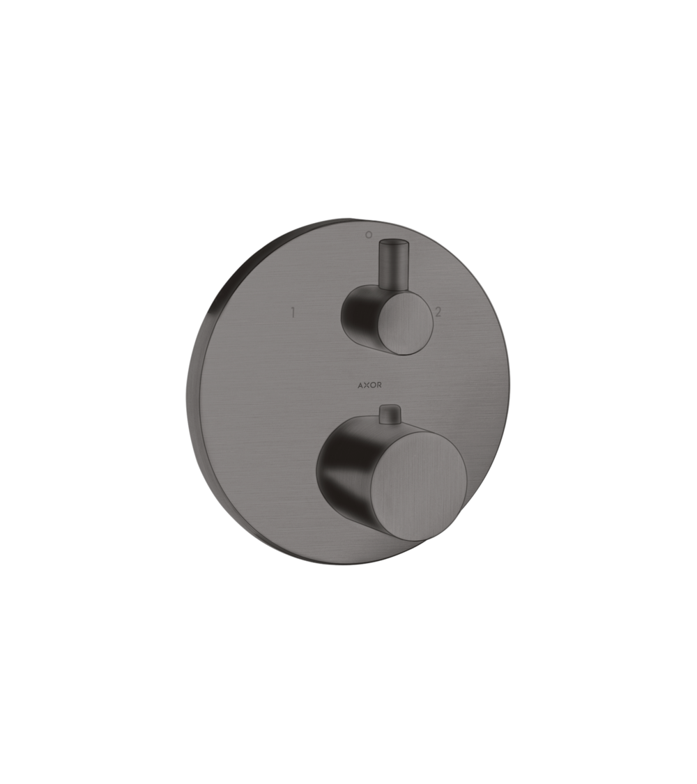 IŠPARDAVIMAS. Axor Uno potinkinis termostatinis maišytuvas dušui, brushed black chrome