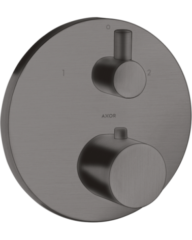 IŠPARDAVIMAS. Axor Uno potinkinis termostatinis maišytuvas dušui, brushed black chrome