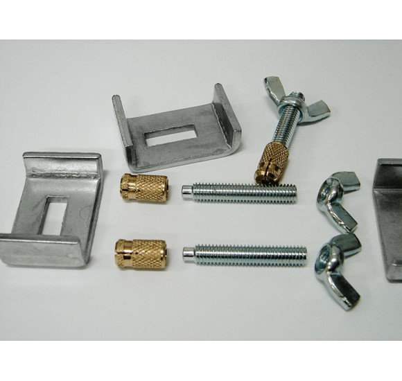 ALVEUS tvirtinimo komplektas iš apačios montuojamoms granitinėms plautuvėms, 4 vnt