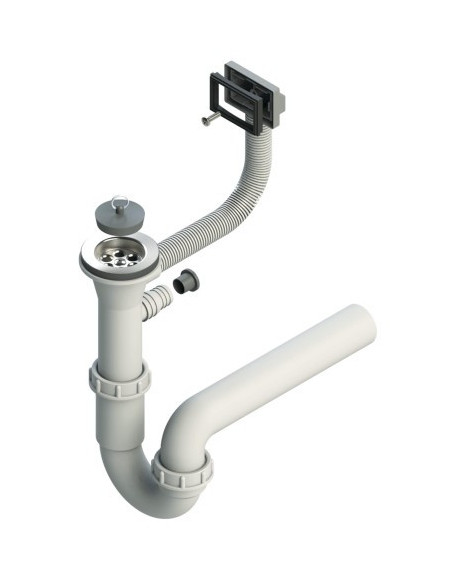 ALVEUS sifonas plautuvei su užkemšamu ventiliu, 1XS 70-PP