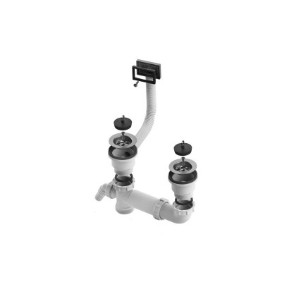 ALVEUS dviguba jungtis sifonui 70-PP-70