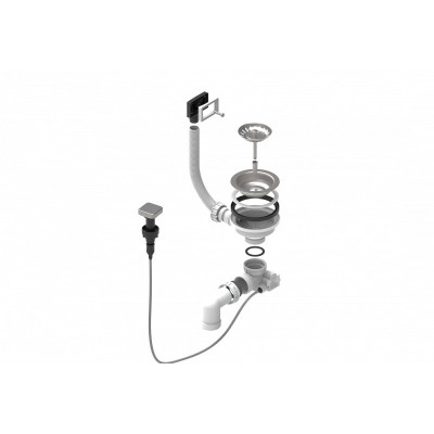 ALVEUS sifono dalis su POP-UP dugno vožtuvu