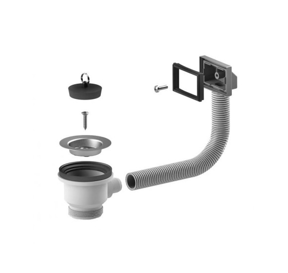 ALVEUS dugno vožtuvas su persipylimu 70 - PP ir su kamštuku