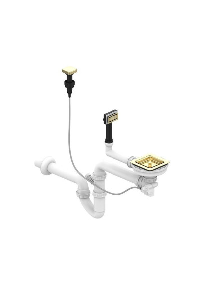 ALVEUS Monarch sifonas su kvadratiniu "Pop-up" dugno vožtuvu