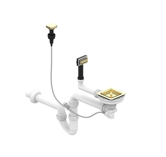 ALVEUS Monarch sifonas su kvadratiniu "Pop-up" dugno vožtuvu