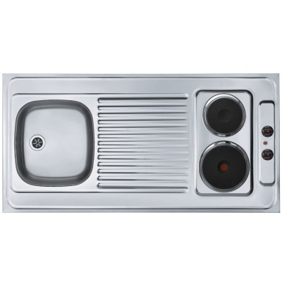 ALVEUS Combi Electra 120 plautuvė su integruota kaitlente, 1200x600x50