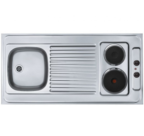 ALVEUS Combi Electra 120 plautuvė su integruota kaitlente, 1200x600x50