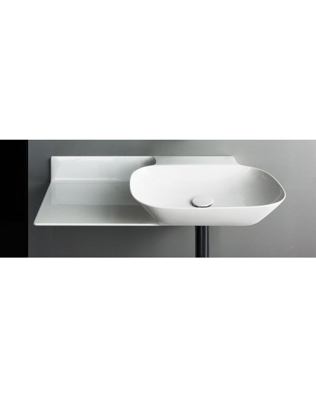Pakabinamas/baldinis praustuvas su keraminiu stalviršiu Laufen Ino