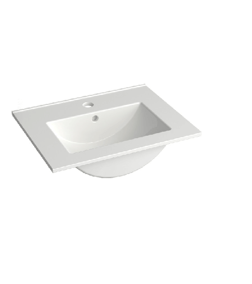 KAMĖ keramikinis praustuvas Luara, baltas