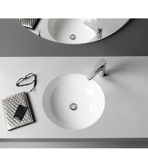 Laufen montuojamas po stalviršiu praustuvas 42x42 cm