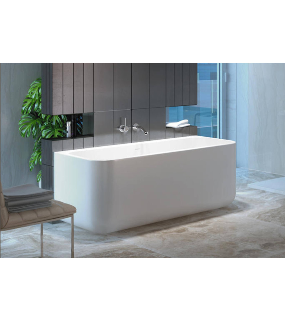 Akmens masės vonia Balteco GAMMA 159x71, balta