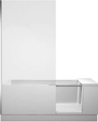 Duravit vonia su dušu DuraSolid® 170x75cm