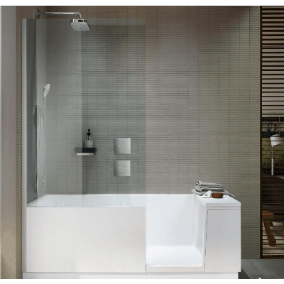 Duravit vonia su dušu DuraSolid® 170x75cm