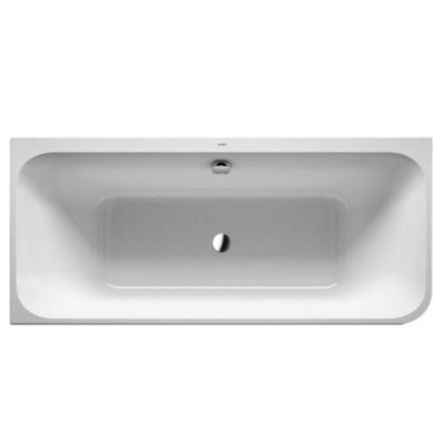 Akrilinė vonia su juoda apdaila Duravit Happy D.2 180x80cm