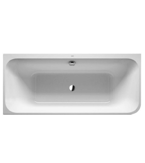 Akrilinė vonia su juoda apdaila Duravit Happy D.2 180x80cm