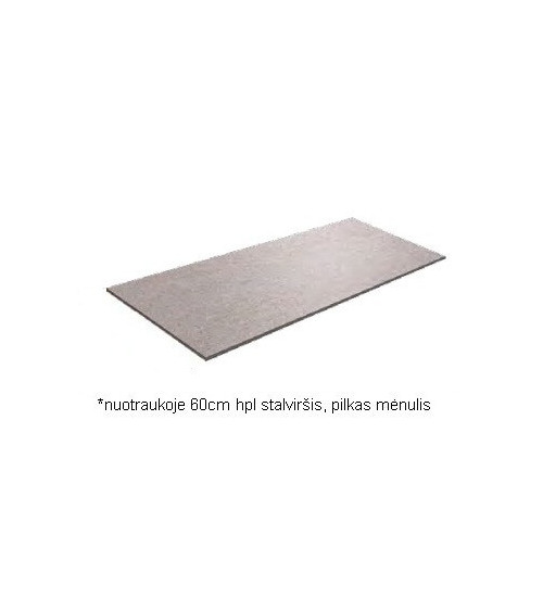 Kame plonas HPL stalviršis, pilkas mėnulis (pasirenkami dydžiai)